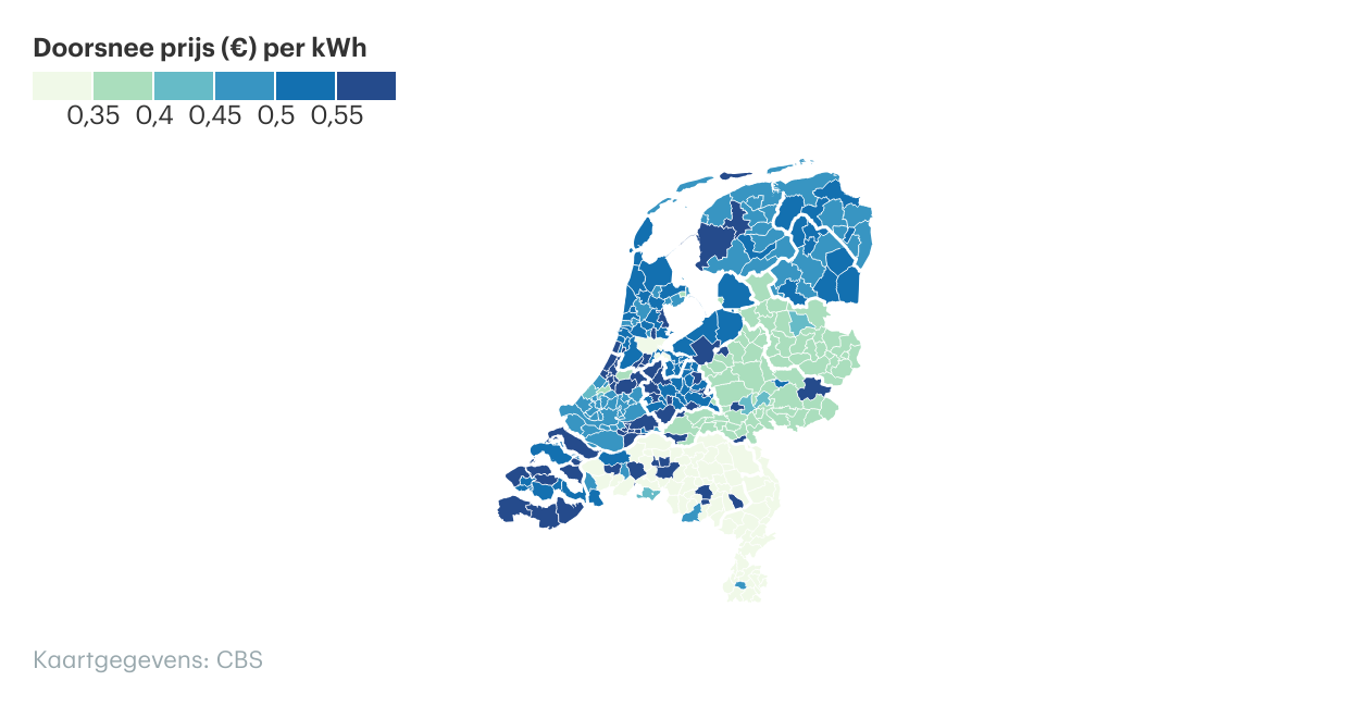 Grote verschillen in laadpaaltarieven