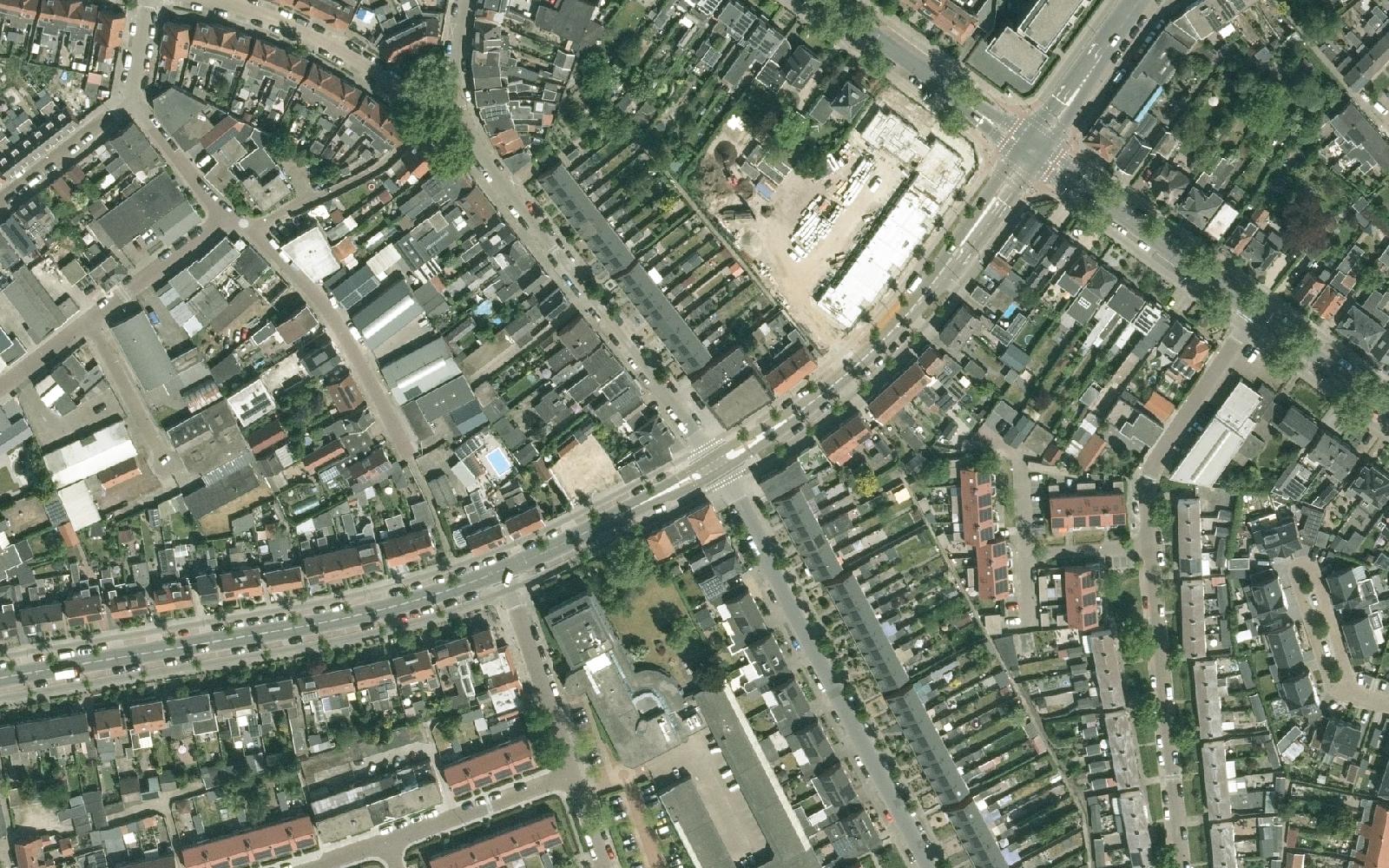 Luchtfoto van de omgeving van Violierstraat 5 in Almelo
